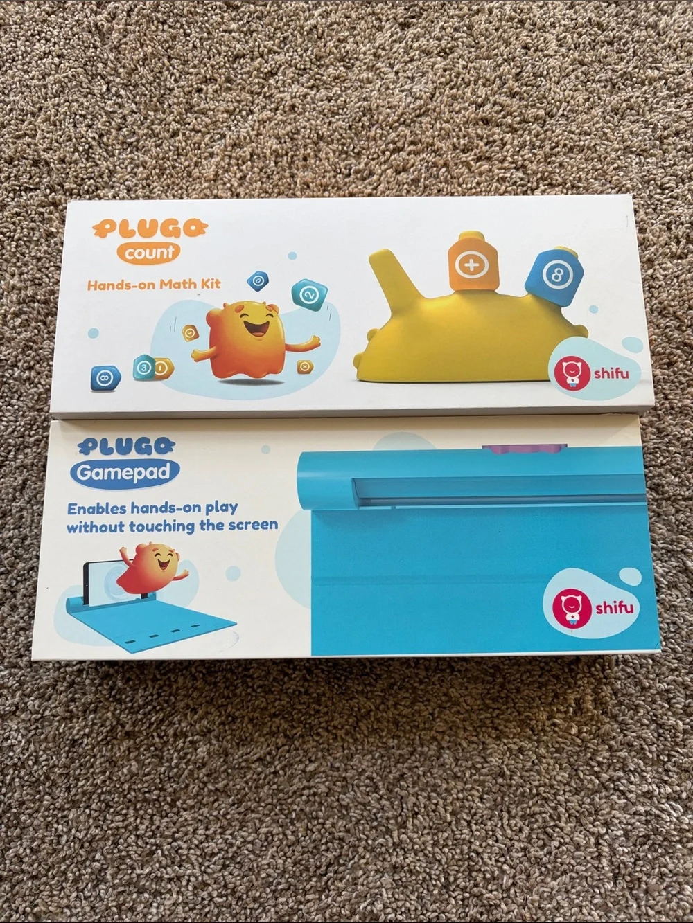 Shifu Plugo Count & Gamepad Math Play Set - Yellow & Blue